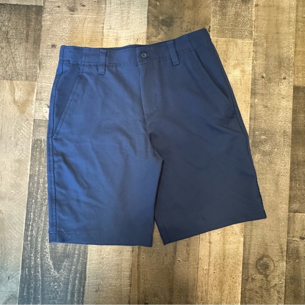 Under Armour Blue Athletic Shorts Classic Style Uniform Shorts Youth Medium